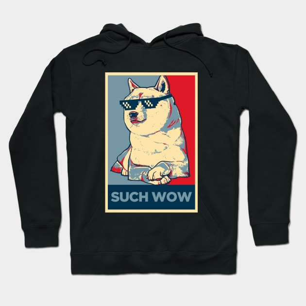 Such Wow Doge Hoodie by TEEVEETEES